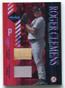 2003 Leaf Limited TNT 129 Roger Clemens Yanks A Dual Bat Jersey 19/25