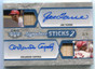 2022 Leaf Lumber Signature Sticks 2 ss210 Joe Torre Cepeda Dual Bat Auto 3/4