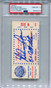 1973 All-Star Game Ticket Nolan Ryan 8x All Star Inscription PSA/DNA 10 GEM MT