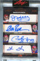 2021 Leaf Ultimate Sport Signatures 4 Bennett Thomas Reed Kelly Quad Auto 1/12