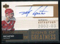 2002-03 Upper Deck Foundations Signs of Greatness SGMG Mike Gartner Auto