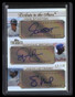 2011 Topps Tribute to Stars Autographs Brown Heyward Stanton Triple Auto 14/24