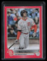 2022 Topps Chrome Red Refractor 18 Mike Yastrzemski 4/5