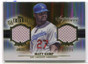 2013 Topps Tribute Superstar Swatches Gold MK Matt Kemp Dual Jersey 7/15