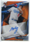 2018 Finest Firsts Autographs Orange Refractor Alex Verdugo Rookie Auto 5/25