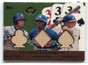 2002 Topps 5-Card Stud Three of a Kind Relics Furcal Betemit Jones Triple Bat