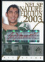 2003 SP Signature Autographs Red Ink JN Joe Namath Auto 22/100