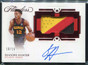 2020-21 Flawless Horizontal Autographs Ruby 24 De'Andre Hunter Patch Auto 10/15