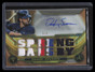 2019 Topps Triple Threads Autograph Relics Gold Dansby Swanson Patch Auto 8/9