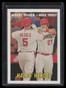 2016 Topps Heritage Combo Cards cc4 Albert Pujols Mike Trout