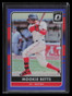 2016 Donruss Optic Blue Refractor 157 Mookie Betts 134/149