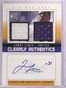 2004 Fleer EX Jamal Lewis Clearly Authentics Dual Jersey Autograph #D17/26