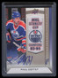 SOLD 130483 2013-14 UD Edmonton Oilers Championship Banners Paul Coffey Patch Auto 1/10