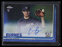 2019 Topps Chrome Autographs Blue Refractor Corbin Burnes Rookie Auto 115/150