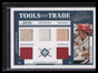 2004 Absolute Tools Trade Mike Schmidt Bat Jersey Hat Jacket Batting Glove 14/25
