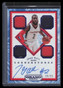 2016-17 Panini Grand Reserve Cornerstones 18 John Wall Quad Jersey Auto 20/25