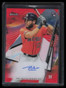 2020 Finest Autographs Red Wave Refractor FAAT Abraham Toro Rookie Auto 2/5