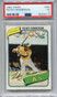 1980 Topps 482 Rickey Henderson Rookie PSA 5 EX