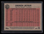 2011 Topps Heritage Chrome c105 Derek Jeter Makes the Double Play 302/1962