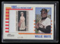 2014 Topps Heritage Framed Stamps 65uswm Willie Mays 1965 Stamp 11/50