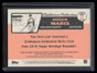 2015 Topps Heritage Clubhouse Collection Relics Gold CCRRM Roger Maris Bat 42/99