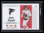 2020 Panini Encased Substantial Swatches Sapphire 15 Matt Ryan Jumbo Patch 5/35