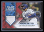 2022 Topps Major League Materials Red MLMMB Mookie Betts Jersey 1/25