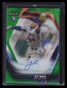 2019 Finest Firsts Autographs Green Wave Refractor Jeff McNeil Rookie Auto 78/99
