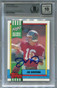 1990 Topps 1 Joe Montana RB Record Breaker Beckett 10 Authentic Autograph BAS