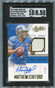 2014 Absolute Tools of Trade Signatures Matthew Stafford Jersey Auto /20 SGC 8.5