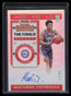 2019-20 Panini Contenders Finals Ticket 104 Matisse Thybulle Rookie Auto 17/49