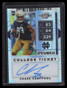 2020 Panini Contenders Draft Picks Optic Hyper Chase Claypool Rookie Auto 1/20