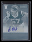 2013 Panini Black Signatures Printing Plate Cyan Sam Montgomery Rookie Auto 1/1