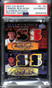 DELETE 153269 2007 UD Black Illustrious Autographs Ripken Derek Jeter Dual Patch Auto 2/5 PSA