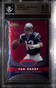 2008 Finest Tom Brady Finest Moments tb4 Tom Brady 595/629 BGS 9.5 GEM MINT