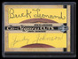 2006 Topps Co-Signers Signatures BLJJ Buck Leonard Judy Johnson Dual Cut Auto