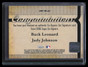 2006 Topps Co-Signers Signatures BLJJ Buck Leonard Judy Johnson Dual Cut Auto