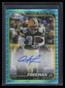 2024 Topps Chrome Autographs Aqua Sonar Refractor Antonio Freeman Auto 75/199