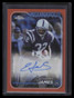 2024 Topps Chrome Autographs Orange Refractor BAEJA Edgerrin James Auto 7/25
