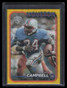 2024 Topps Chrome Yellow Wave Refractor 186 Earl Campbell 36/75