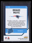 2024 Donruss Optic Blue Hyper Refractor 229 Drake Maye RR Rated Rookie