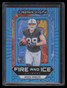 2024 Panini Obsidian Fire and Ice Blue 16 Brock Bowers Rookie 17/25