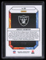 2024 Panini Obsidian Fire and Ice Blue 16 Brock Bowers Rookie 17/25