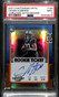 2021 Panini Contenders Optic Autographs Orange Chuba Hubbard RC Auto 20/20 PSA 9