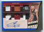2019-20 Absolute Tools of the Trade Tyler Herro Rookie Six Patch Ball Auto 10/25