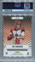 2020 Panini Illusions Endorsements 1 Joe Burrow Rookie Auto 82/99 PSA 9 MINT