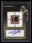2008 Topps Letterman Autographs Superfractor Marion Barber Quad Jersey Auto 1/1
