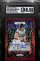 2023 Panini Prizm Autographs Red Shimmer Trevor Lawrence Auto 29/35 SGC 8.5 10