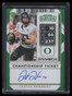 2020 Panini Contenders Draft Championship Ticket 104 Justin Herbert RC Auto 1/1