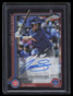 2025 Topps Chrome Rookie Autographs Black Refractor RAMS Matt Shaw RC Auto 8/10